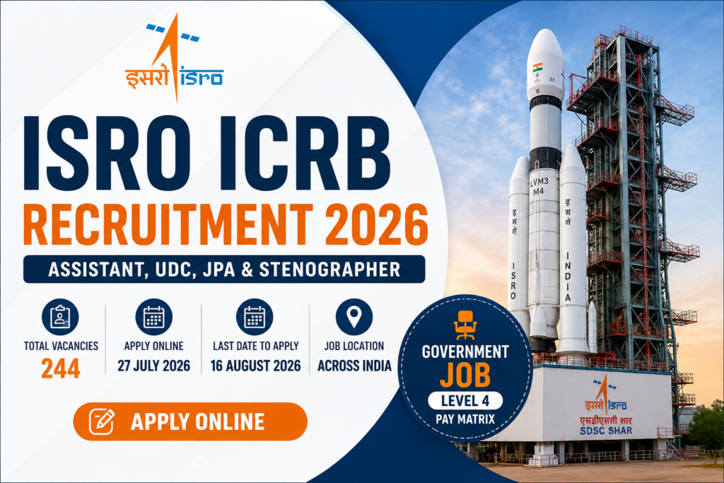 ISRO ICRB Recruitment 2026 